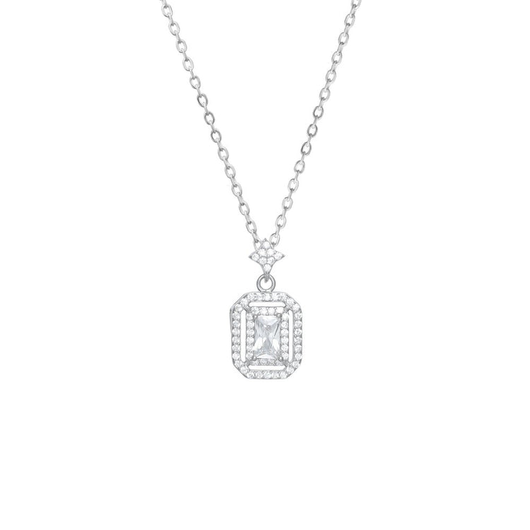 925 Silver Starlight Echo Chain Pendant - 925 sterling silver pendant by Tassya Silver