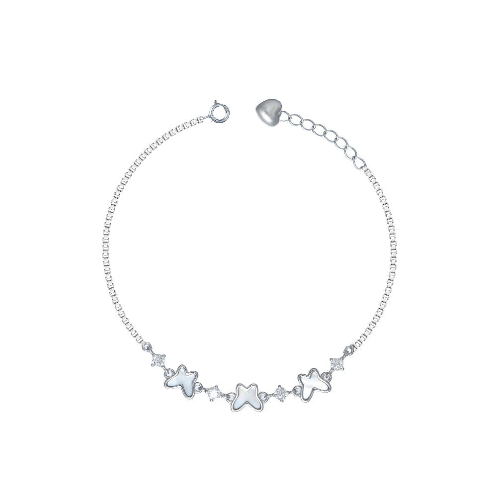925 Silver Starry Bracelet - 925 sterling silver bracelet by Tassya Silver
